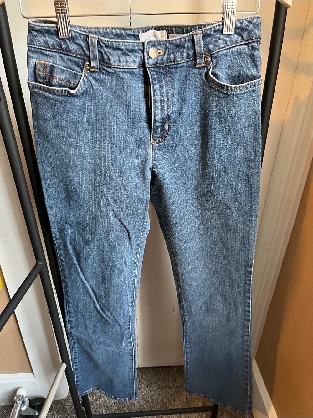 Jones New York Women's Blue Boot Cut Jeans